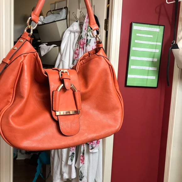 Handbags - Orange Hobo purse